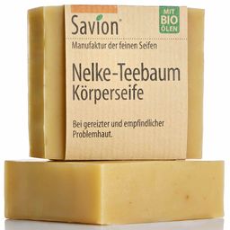 Savion Körperseife Nelke-Teebaum hilft gegen Ekzemen und Juckreiz