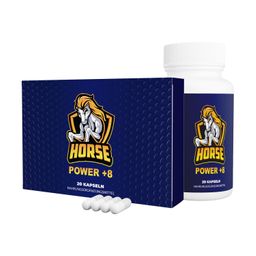 Horse | Power +8 | Rezeptfrei Tabletten | Maca, Arginin & Zink | SOFORT