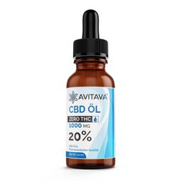 Avitava® ZERO CBD Öl THC-freies hochaktives CBD Öl 20%
