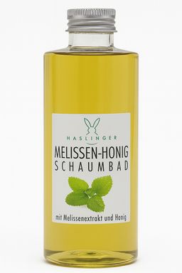Haslinger Schaumbad Melissen-Honig – Beruhigendes Wellnessbad mit Honig & Melisse