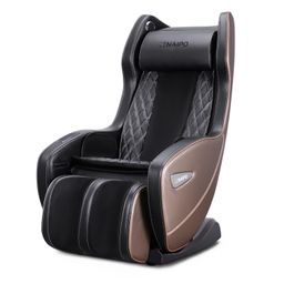 NAIPO Shiatsu Massagesessel Bluetooth 3D Surround Sound Musik Braun-Schwarz