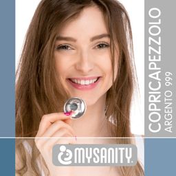 MYSANITY® Silberhütchen aus 999‰, Brustwarzen Schütz