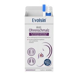 EVOLSIN® Anti-Ohrenschmalz –  Ohrenreiniger Set für sanfte Ohr Reinigung – Ohr Hygiene & Pflege