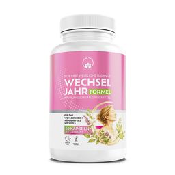Saint Nutrition® Wechseljahr Formel 500mg | Für Frauen - mit Biotin Yam & Rotklee Extrakt
