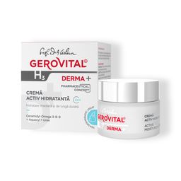 Gerovital H3 Derma+ 24h Feuchtigkeitscreme für trockene und feuchtigkeitsarme Haut, 50 ml