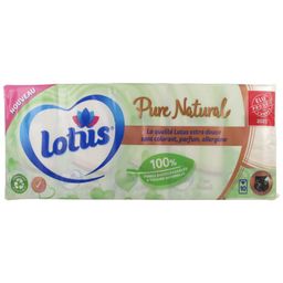 Lotus Pure Natural 10 Kisten mit 9 Tüchern