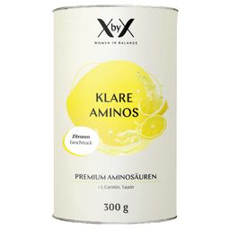 XbyX® Klare Aminos Zitrone – EAA Pulver Aminosäuren hochdosiert – 8 essentielle Aminos vegan 300g