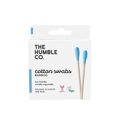 The Humble Co. Wattestäbchen aus Bambus, Blau