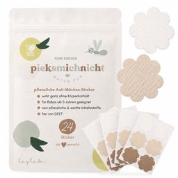 pieksmichnicht Pflanzliche Anti-Mücken-Sticker Pure Edition