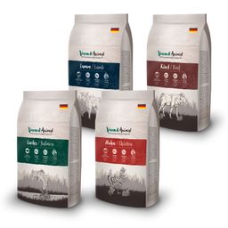Venandi Animal - Probierpaket - Huhn, Rind, Lachs, Lamm