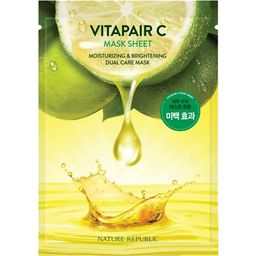 NATURE REPUBLIC Vitapair C Sheet Mask – Belebende Tuchmaske mit Vitamin C & Zitrone