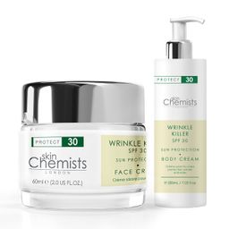 skinChemists Anti-Aging SPF 30 Körpercreme 200ml + SPF 30 Tagescreme 60ml