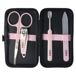 PARSA Beauty LOV.U Maniküre Set 4 teilig schwarz praktisches Zubehör
