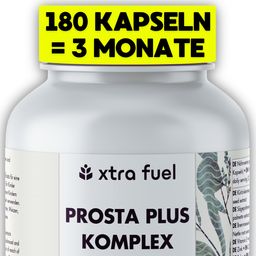 XTRA FUEL Prostata Kapseln - Prosta Plus Komplex mit Sägepalme, Kürbiskern & Brennnessel