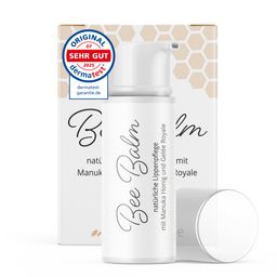 bedrop Bee Balm - ergiebige natürliche Lippenpflege Balsam mit Manuka Honig, Gelée Royale & Retinol