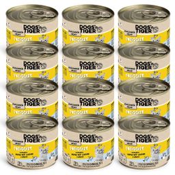 Dogs’n Tiger Adult, Katzenfutter, Freigeist, Katzen Nassfutter, Getreidefrei, Huhn, Lachs & Karotte