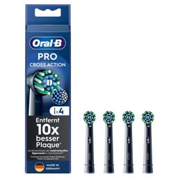 Oral-B 4er Aufsteckbürsten Pro CrossAction Schwarz