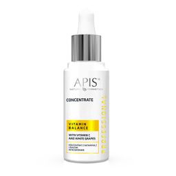 APIS VITAMIN BALANCE, Konzentrat / Maske mit Vitamin C und weißen Trauben, Anti - Aging