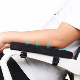 SHAPEVITAL Ergonomische Armlehnenpolster | druckentlastend & rutschfest | mit Riemen