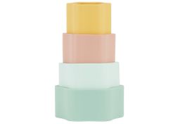 BIECO Stapelturm Blume Tropical Vibes 4-teilig