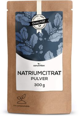 Sanutrition® - reines Natriumcitrat | 100% Trinatriumcitrat ohne Zusätze