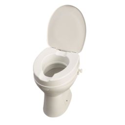 Toilettensitzerhöhung 10cm mit Deckel