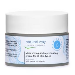 Feuchtigkeitsspendende und verjüngende Gesichtscreme - Natural Way