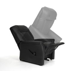 Vermeiren - Relax - und Aufstehsessel Ontario2 zweimotorig, Skai schwarz