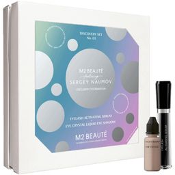 M2Beauté, Discovery Set No.01 Eyelash Activating Serum 5 ml + Eye Crystal Liquid Eye Shadow 10 ml