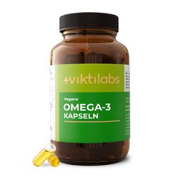 Viktilabs Vegane Omega-3 Kapseln: Hochwertiges Algenöl mit 20% EPA & 40% DHA