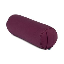 bodhi Yoga Mini-Bolster (rund), Nackenrolle, ECO, Buchweizenschalen  Aubergine