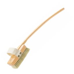 nippes Solingen Badebürste, Stiel abnehmbar, Buche hell, Nylon Borsten