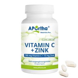 APOrtha® Vitamin C 780 mg Plus 15 mg Zink - Kapseln