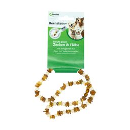 Bernsteinkette Zecken- und Flohhalsband für Hunde - XXL