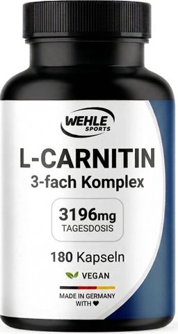 L-Carnitin Hochdosiert - 180 Kapseln - Wehle Sports®