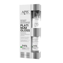 APIS PLATINUM GLOSS, Revitalisierende Augencreme mit Platin- und bioaktiven Peptiden