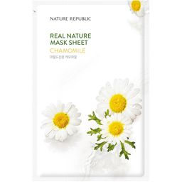 NATURE REPUBLIC Real Nature Chamomile Sheet Mask – Beruhigende Tuchmaske mit Kamille