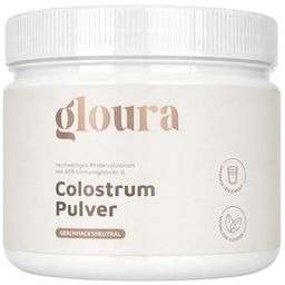 Gloura Premium Colostrum Pulver mit 30% Immunglobulin – Reines Rindercolostrum, laktosefrei
