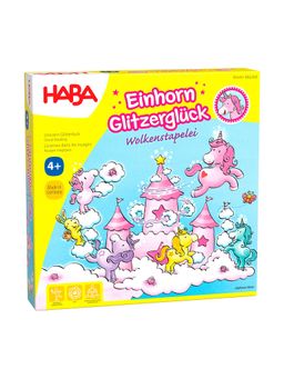 HABA Stapelspielzeug Einhorn Glitzerglück - Wolkenstapelei