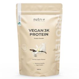 nutri+ Veganes Proteinpulver 3k - Eiweiß Protein Pulver 1kg