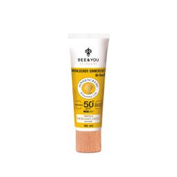 BEE&YOU Sonnencreme Gesicht , Mineralischer Sonnenschutz mit Propolis