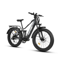 RATTAN Pathfinder Pro Elektrisches Mountainbike mit 48V 18Ah Akku und Shimano 7-Gang-Schaltung