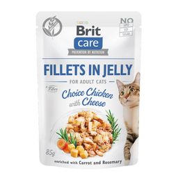 Brit Care Cat - Fillets in Jelly Choice Chicken with Cheese
