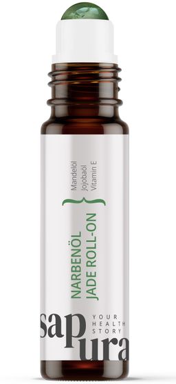 Narbenöl Jade Roll-On - Pflege von Narben und Dehnungsstreifen | SAPURA®