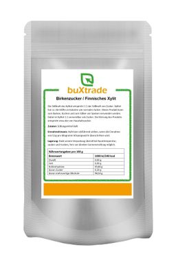 buXtrade Birkenzucker  Xylit aus Finnland