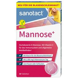 Sanotact Mannose+ mit Niacin Tabletten