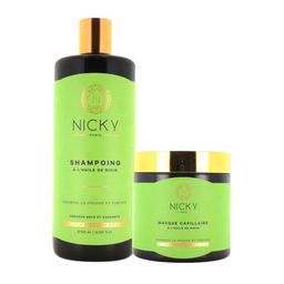 Nicky Paris - Set Shampoo und Maske mit Rizinusöl