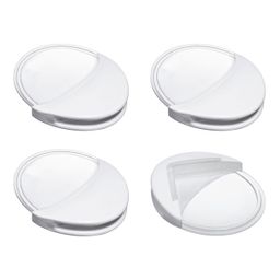 reer Eckenschutz, 4er Set, Kindersicherung, Weiß / Transparent