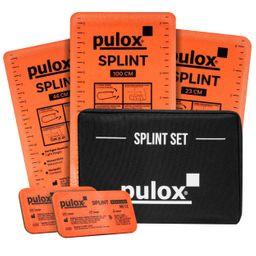 Pulox Splint Set - 5 Erste-Hilfe-Schienen zur Immobilisation