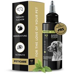 Peticare Augenpflege Lotion für Hunde & Katzen, entfernt Tränenstein & reinigt sanft die Augenpartie